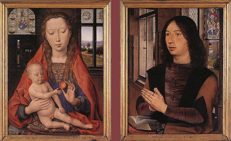 Hans Memling Diptych of Maarten Nieuwenhove